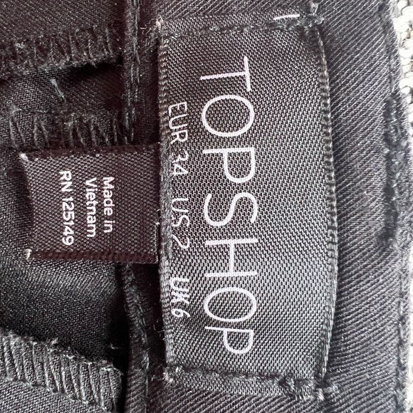 Topshop cigarette pant in black - Picture 4 of 4